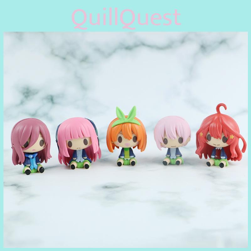 High Quality Q Version Anime Figurine Five Equal Parts Bride Cute Plastic Toy Collectible