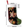Christmas decoration fireplace hanging stocking1pc 44.96 X 27.94 cm Gingerbread Man Christmas Socks, Festive D