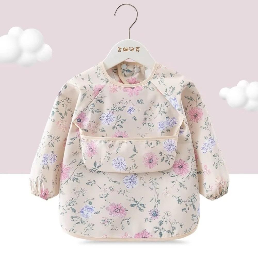 Waterproof Child Feeding Bib Feeding Blouse Toddler Bibs High Quality Long Sleeve Apron