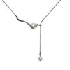 Double Ring Buckle Pearl Pendant Choker - Women's Cool Clavicle Chain with Unique Style