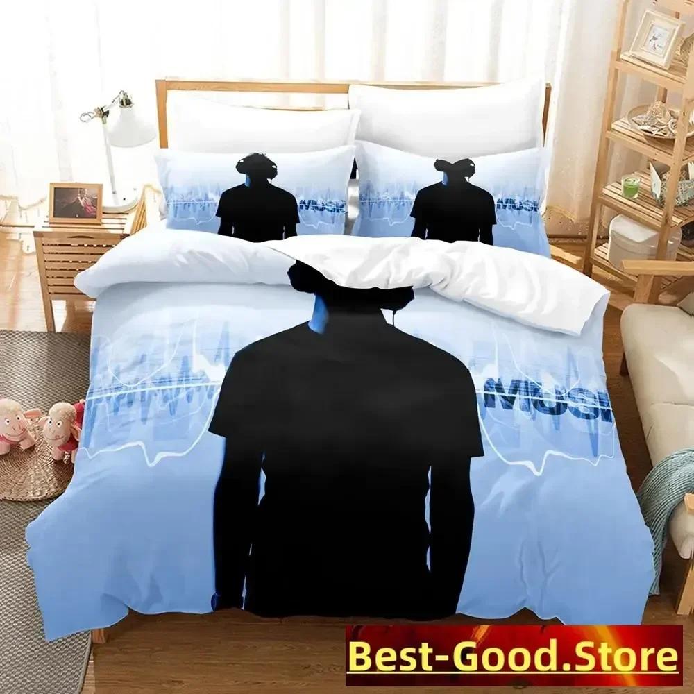 Personality Music DJ Rock Bedding Set Printed Bed Set With Pillowcase Bed Duvet Cover Single Double Queen Super King Size