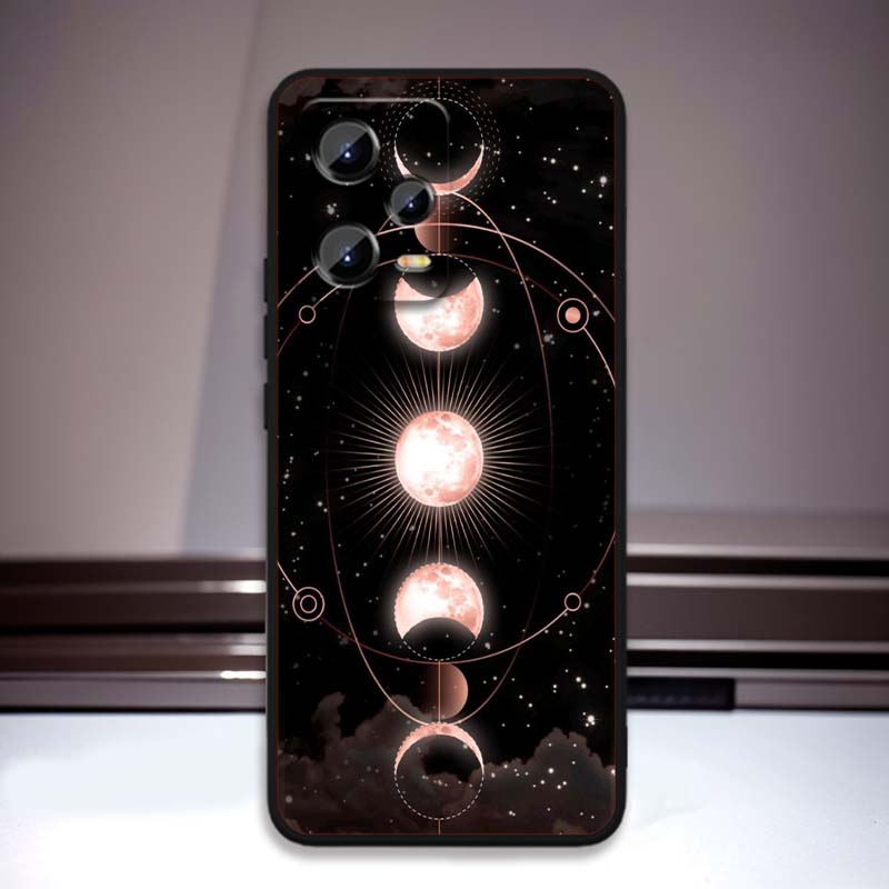 Cosmic Starry Sky Pattern Phone Case For Xiaomi Redmi Note 15 14 13 12 12S 11E 11 11S Pro Plus 4G 5G Black Soft TPU