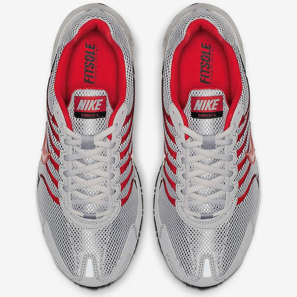 NIKE Air Max Torch 4 Running Shoes Grey/Black/University Red CI2202-001 28.0cm