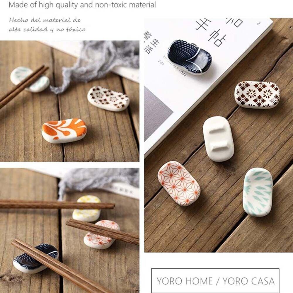 Household Bracket Underglaze Colored Ceramics Chopsticks Stand Portable Chopstick Holder