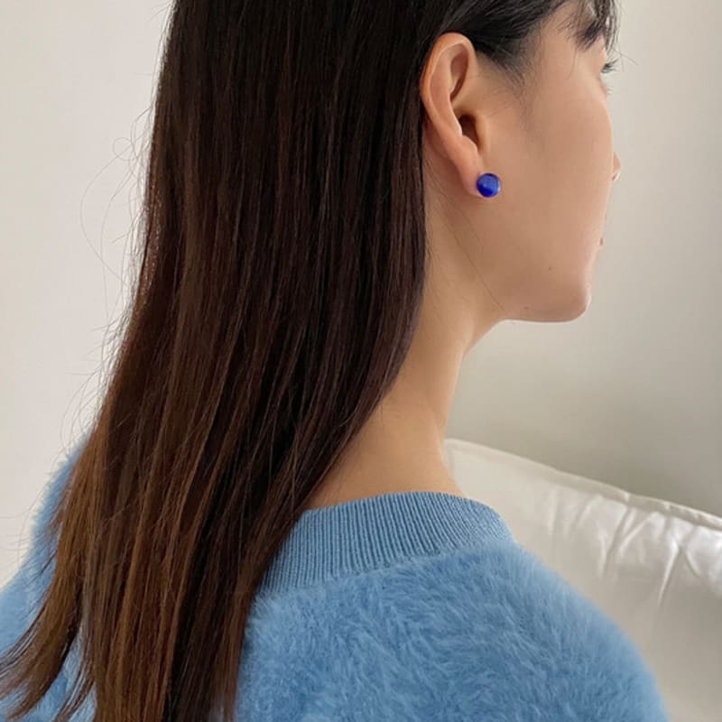 Geegee [silver925] Cats Eye Earring