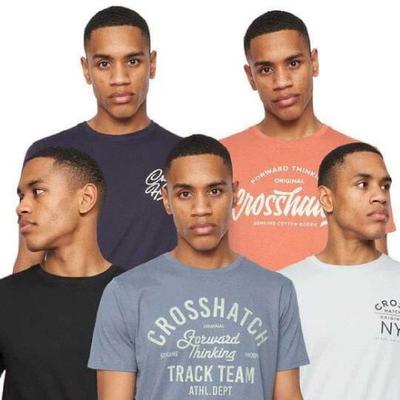 Mens Brandax Printed T-Shirt (Pack of 5)