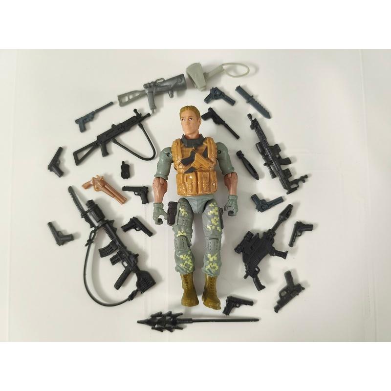 3,75 дюйма Фигурка Gi Joe Логан Ченс «Меткий стрелок» с 5 аксессуарами Детская игрушка 3.75inch