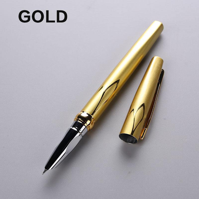 

STONEGO Luxury quality Fountain Pen Black Colour Business office Fine Nib Fountain Pen золотой
