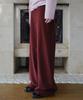 EN OR Corduroy Straight Pants - Wine