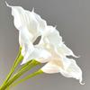 White Artificial Calla Lily Flowers EVA Wedding Bouquet New Faux Plants  Photography Props