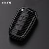 Abs Carbon Fiber Car Key Case Cover For Hyundai Ix35 Elantra Sonata 8 9 For Kia Sportage K5 K2 Sorento Optima Forte Shell Fob