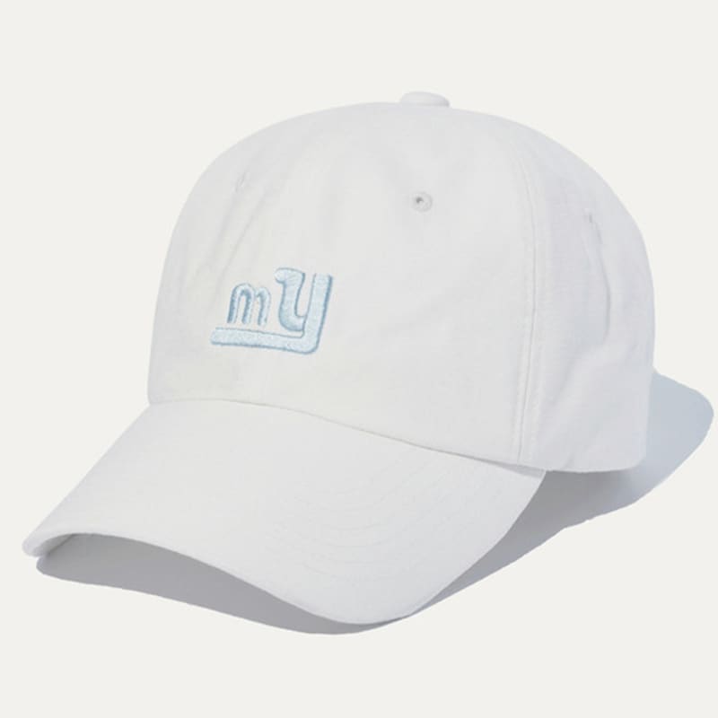 

MAYOL MY Logo Embroidered Ball Cap_White ONE