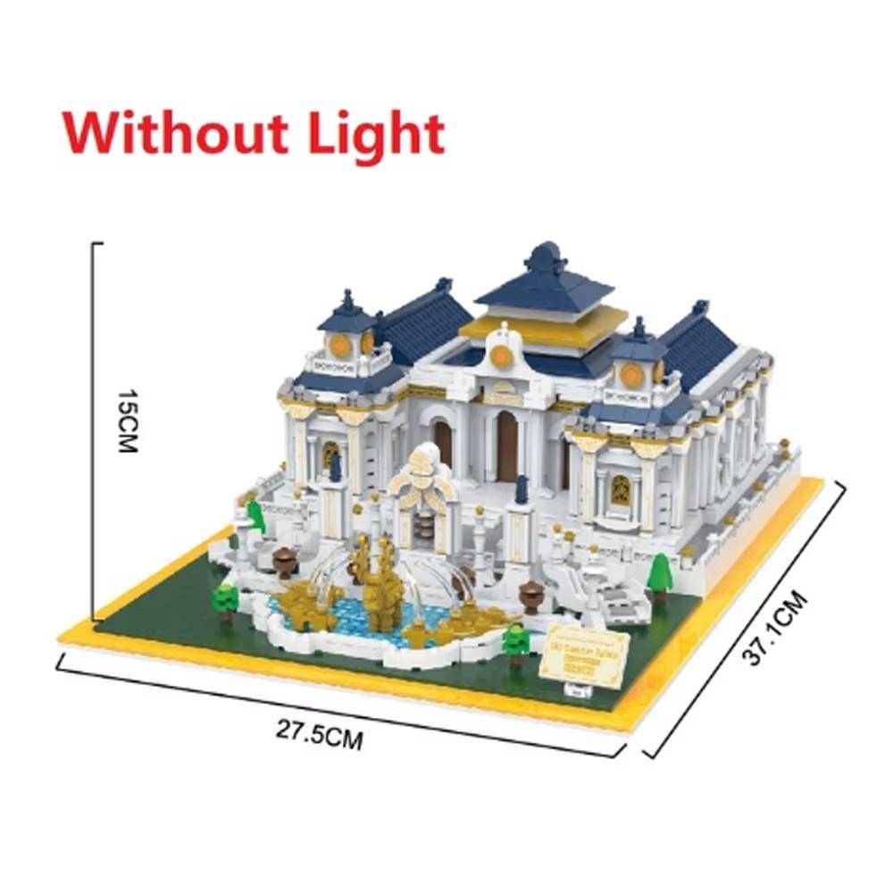 

Free Shipping 2718Pcs Chinese Famous Architecture Construction Blocks Old Summer Palace Fitting Timeless City Diy Blocks Toys