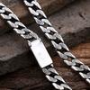 New Environmentally Friendly Copper Texture tiger Head Necklace with Personalized, Simple and Atmospheric Texture Cuban Chain