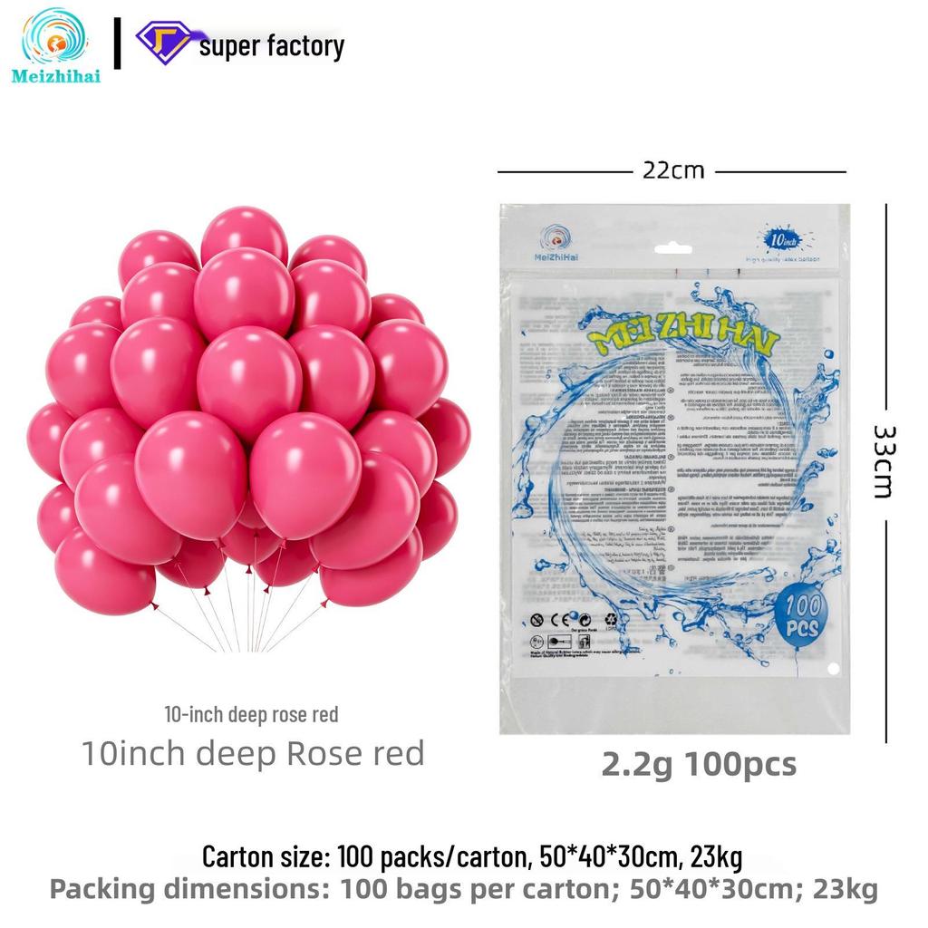 Colorful Macaron Balloons: Round Dopamine Balloons for Children's Birthday Party Decoration