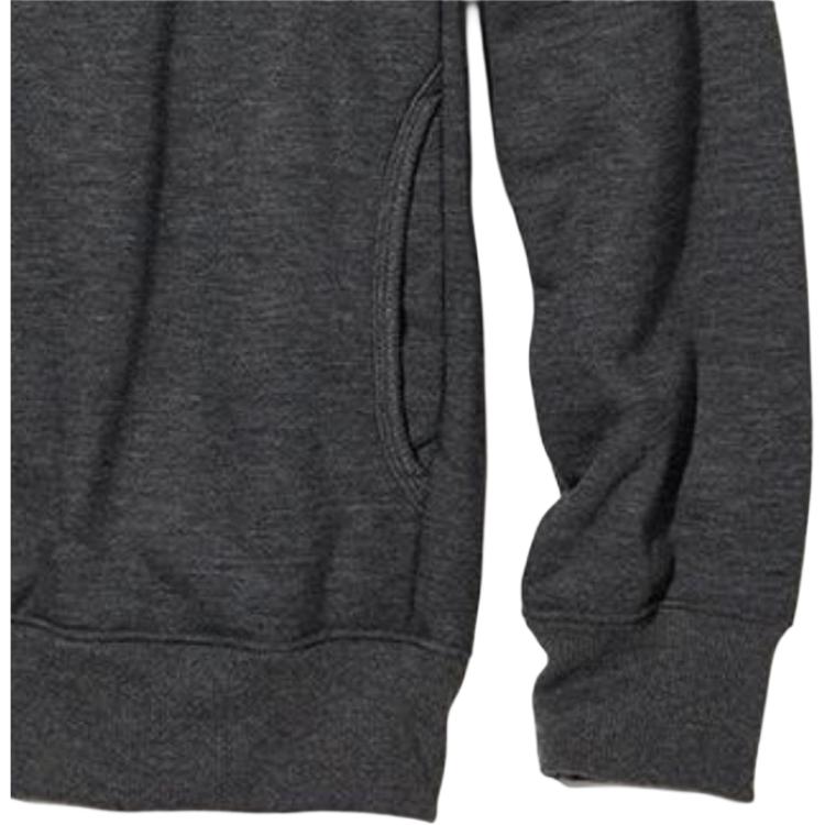 UNIQLO Fleece Sports Zip-Up Hoodie Unisex Outerwear Dark-Gray 451674-08