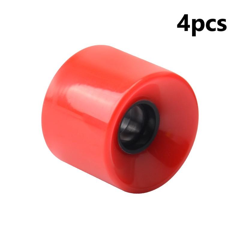 4Pcs/Set Skateboard Wheels High Quality Land Surf Longboard 78A PU Wheel 60x45MM Elastic Skateboarding Roller
