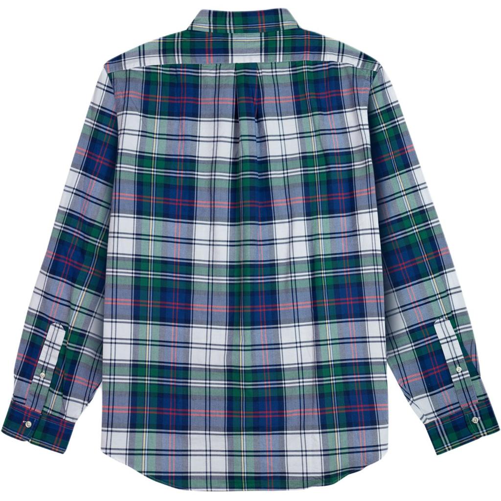 Polo Ralph Lauren Cotton Plaid Pony Logo Embroidered Long Sleeve Shirt Men shirts 710765204-027