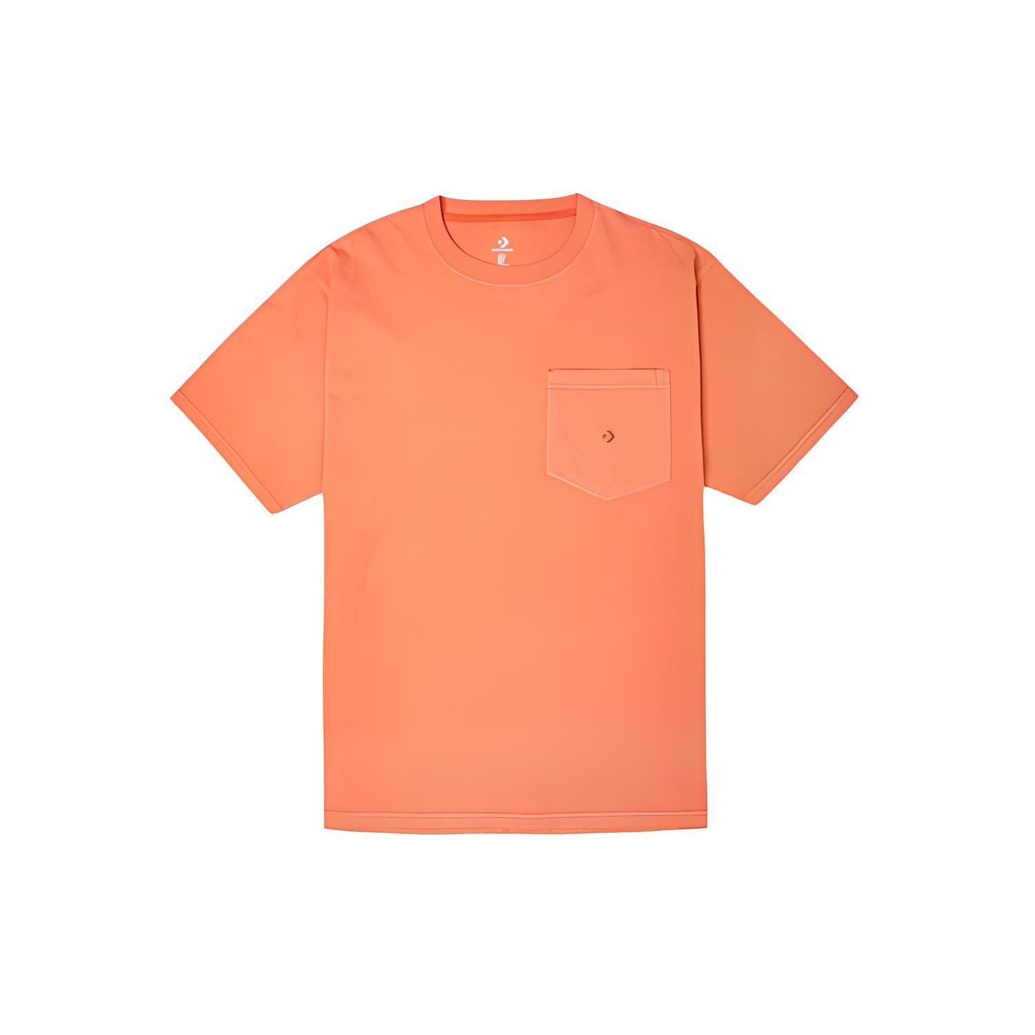 Converse Fashion Pocket T-Shirt Asia Sizing Bright Poppy Men s 10021491-A01 S