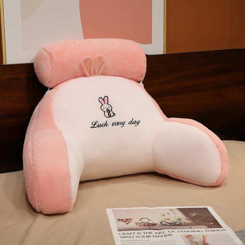 Multi Functional plush Cushion Animal Waist Support Bedside Soft Cushion Student Dormitory Cushion Office Home Sofa Large Backrest