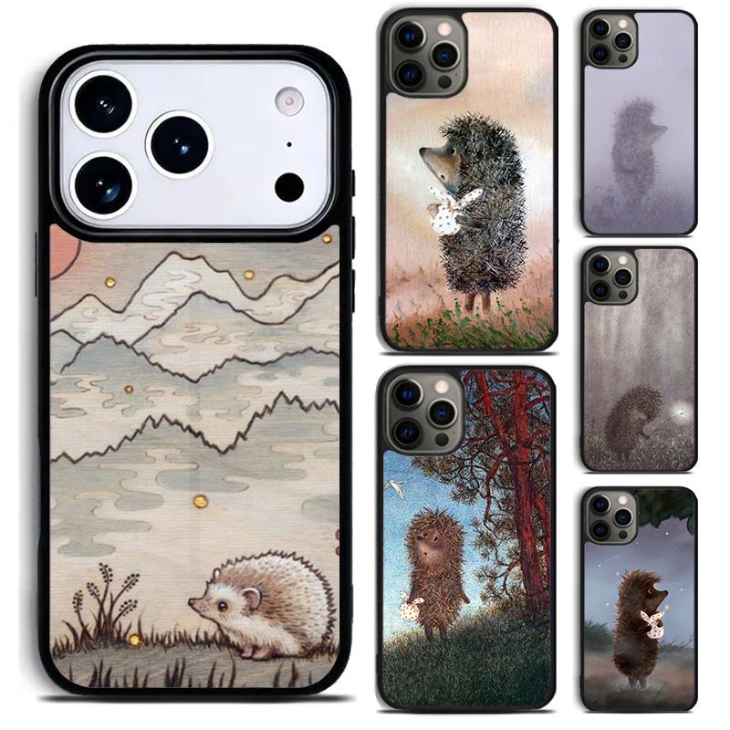 Hedgehog in the Fog Phone Case for iPhone 17 16 15 Pro Max Air 14 13 12 11 Plus Shockproof Cover