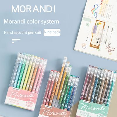 Multi-color Pens Large-capacity Color Pens 9 Sets Of Stationery 10ml