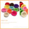 20Pcs Decorative Bird Nests Natural Style Thread Craft Nests for Indoor Outdoor Decoration Balcony Landscape Desktop Decor Fake