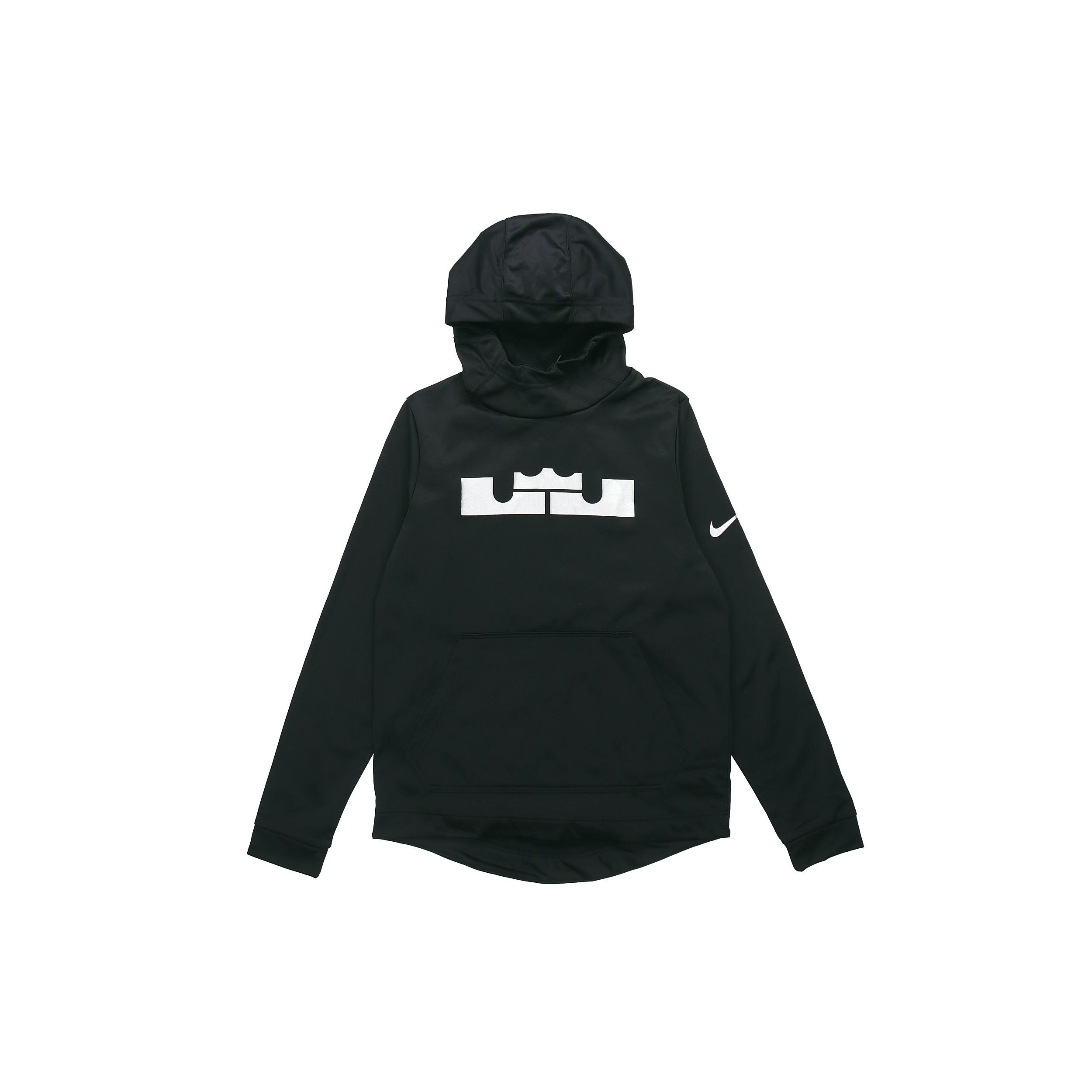 Nike LeBron James Basketball Fleece Lined hooded Pullover Sports Black Men s AQ8318-010 M