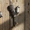 Decorative Iron Chicken Hook For Wall With Functional Storage Space Unique Animal Theme Entryway Hanger for Coat Key