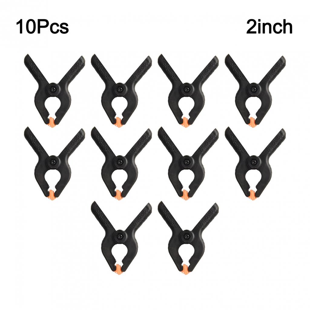 10 Pcs Multifunctional Plastic Clip 2inch Heavy-duty Jersey Clip Rotating Jaw