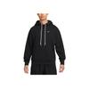 Nike Solid Color Logo Hoodie With Pocket Men Tops Black DX0814-010