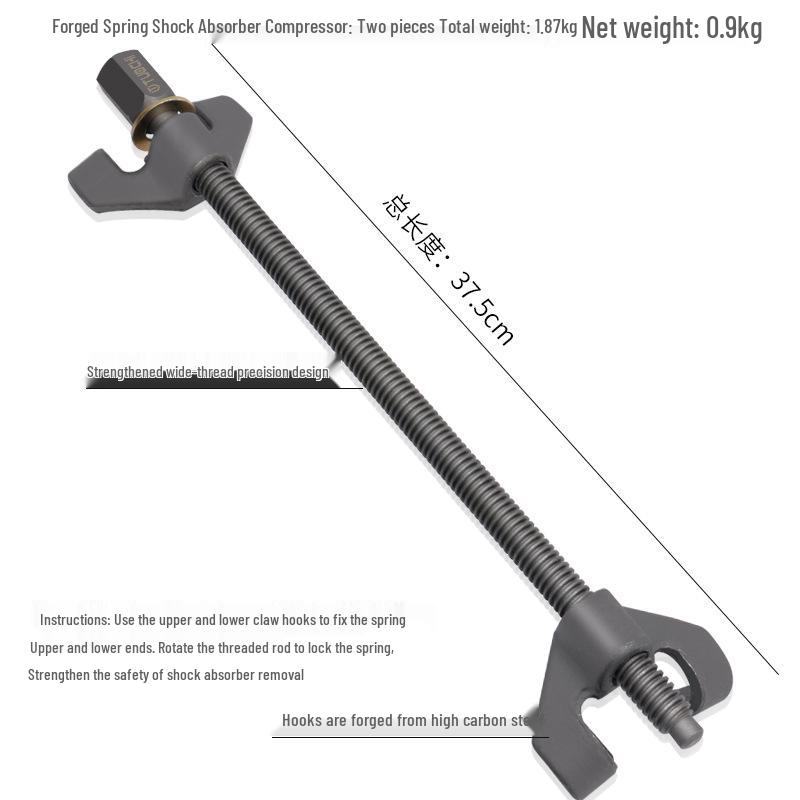 Car Coil Spring Compressor & Shock Absorber Tool for Disassembly and Repair