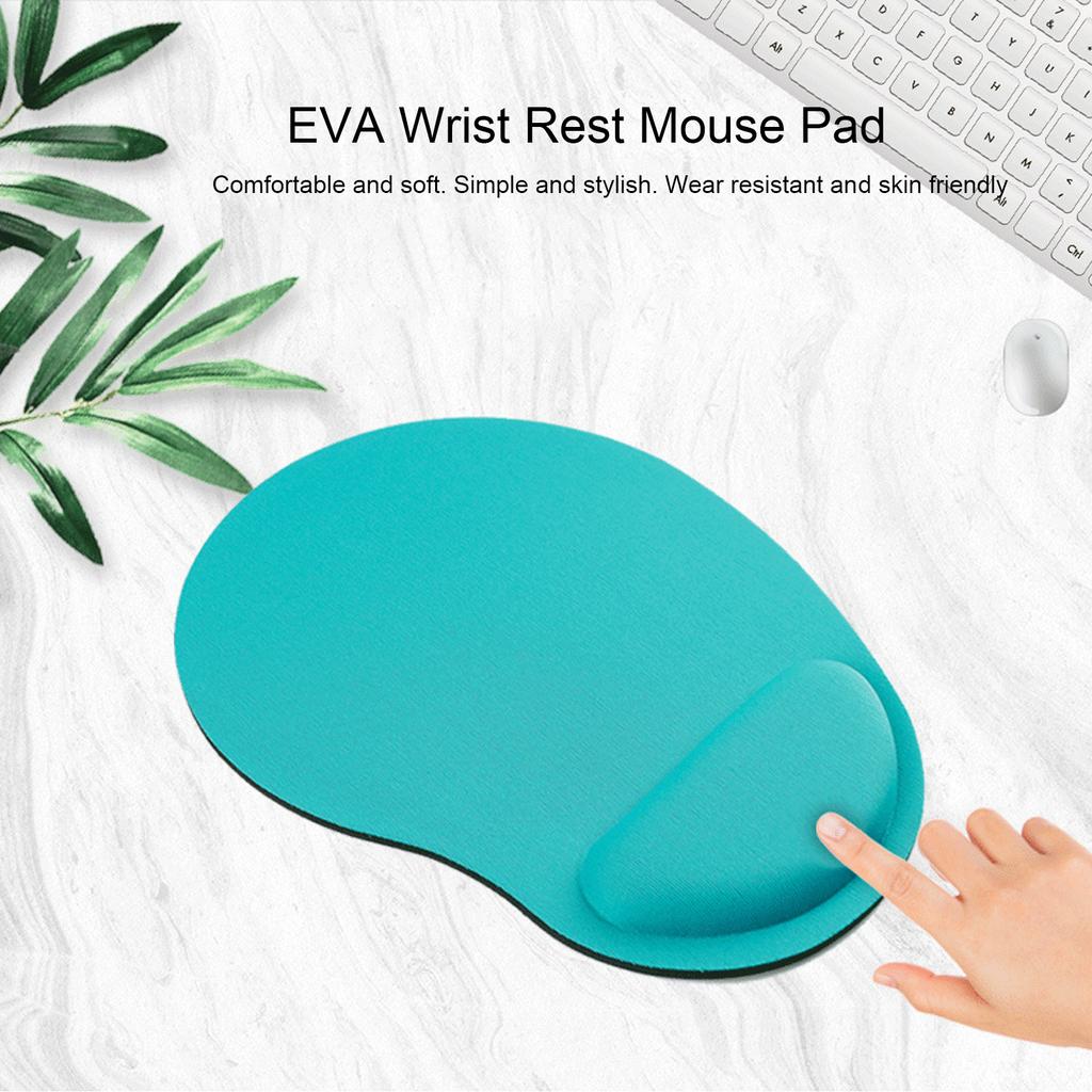 Wrist Rest Mouse Pad Blue Green Ergonomic Support Soft Comfortable Mouse Wrist Pad for Home Office Game Blue Green