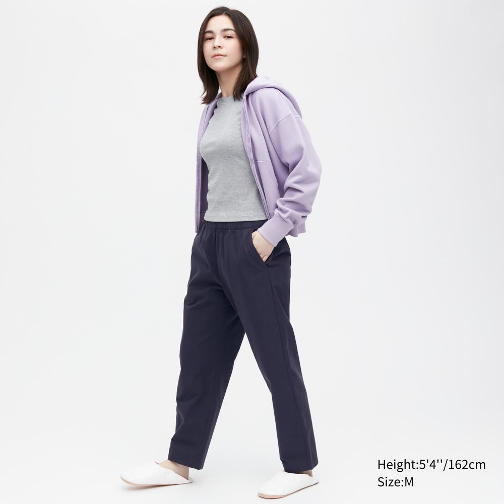 

UNIQLO Хлопковые расслабляющие брюки до щиколотки