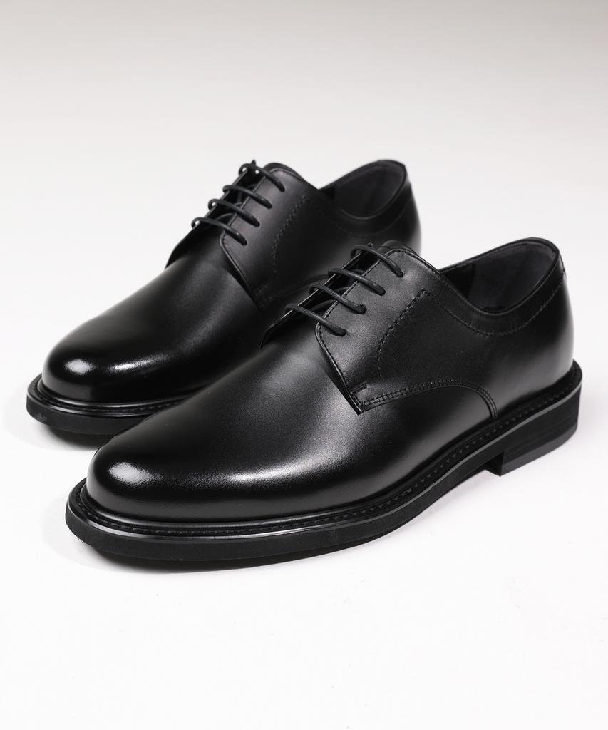 Brenowelt Tony 4-Hole Black Derby Shoes 4810