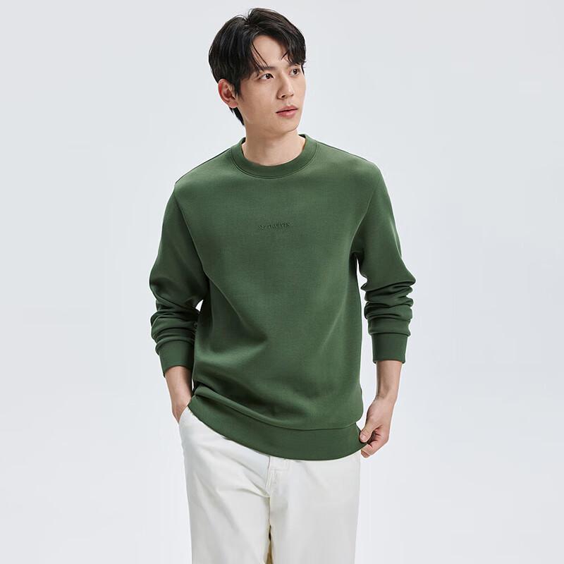 SEPTWOLVES Men's Autumn Printed Thermal Sweatshirt