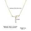 Classic Butterfly Pendant Simple Cross Pendant Necklace Jewelry Fashion Austrian Crystal Shop Necklace Jewelry Sweater Chain
