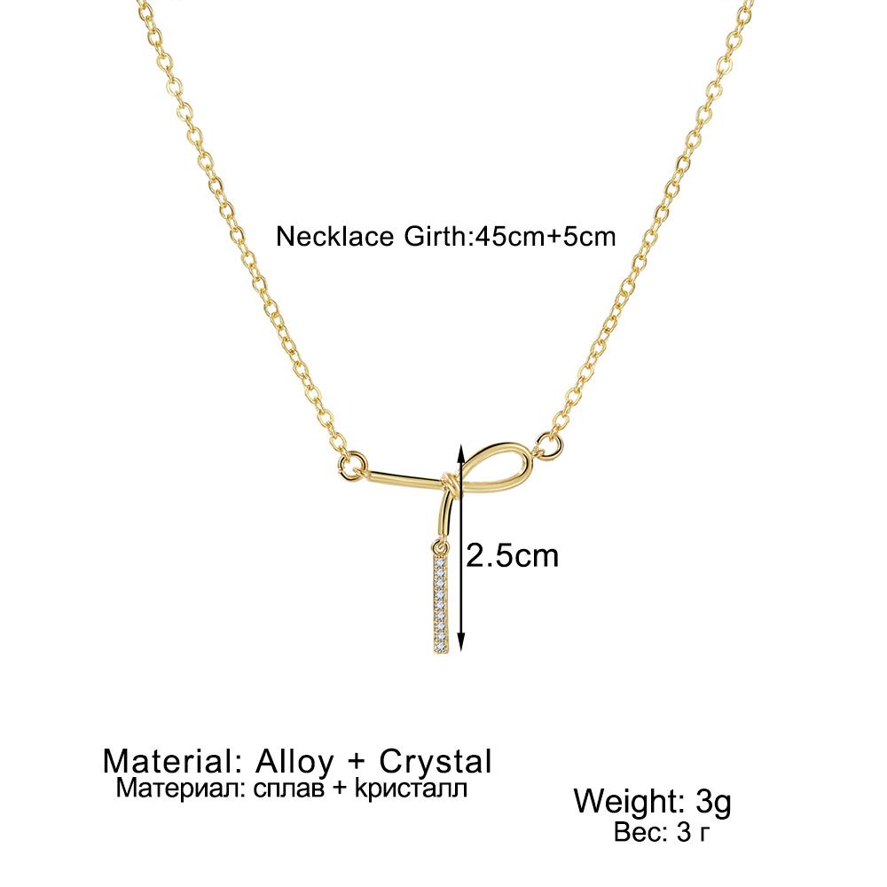 Classic Butterfly Pendant Simple Cross Pendant Necklace Jewelry Fashion Austrian Crystal Shop Necklace Jewelry Sweater Chain