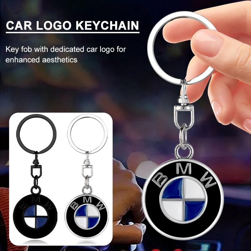 1Pcs 3D Metal Car Badge Keychain Zinc Alloy Keyrings Auto Accessories For BMW F15 F16 F18 E39 E46 E90 E36 E60 X3 X5 X6 M3 M4 M5 M6