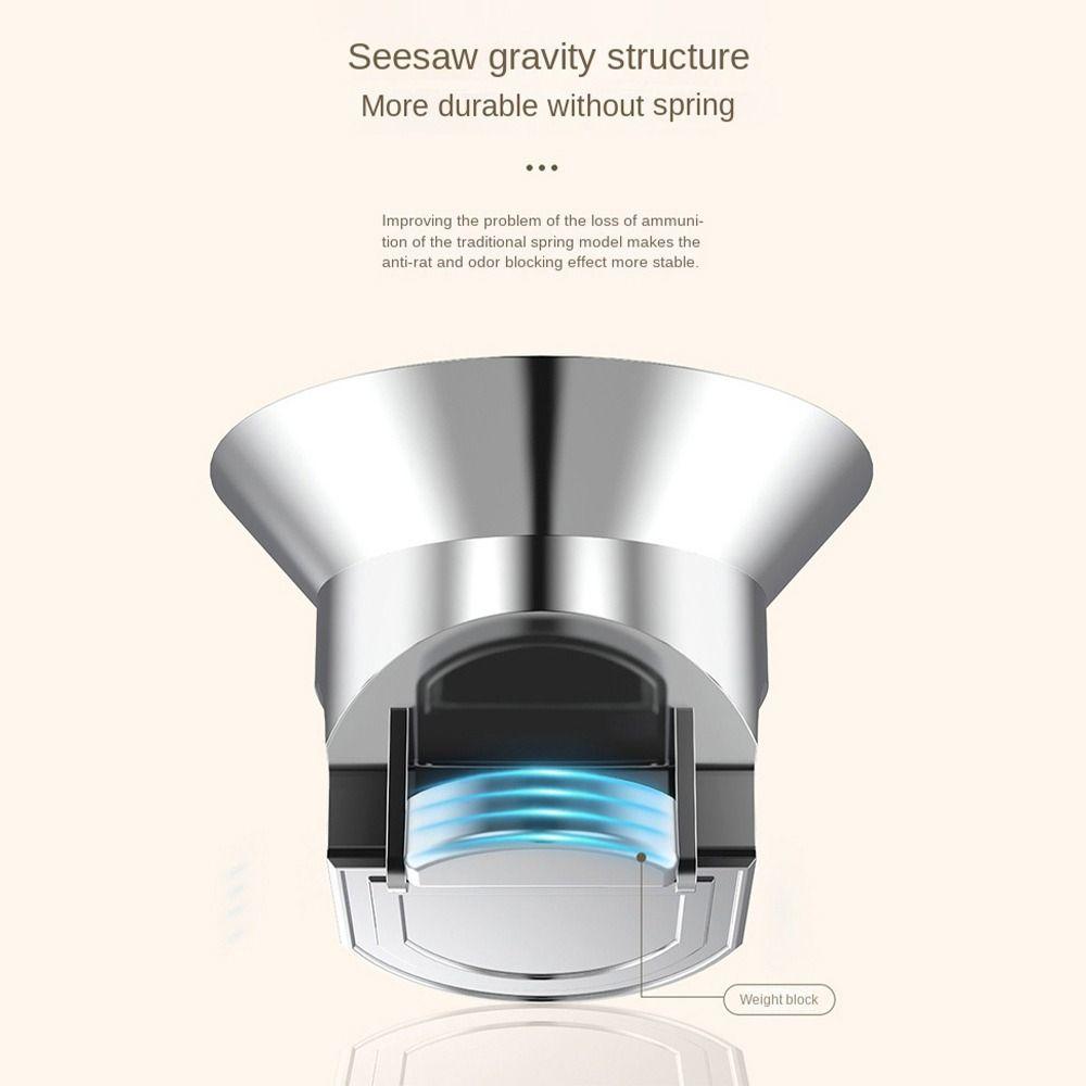 Plastic Sewer Anti-smell Plug Prevent Backflow Toilet Deodorant Stopper  Bathroom Fitting