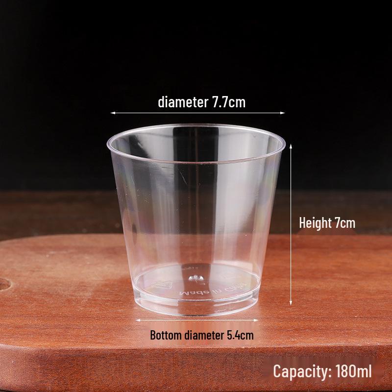Clear Lid Round Mousse Yogurt Fruit Jelly Ice Cream Cup