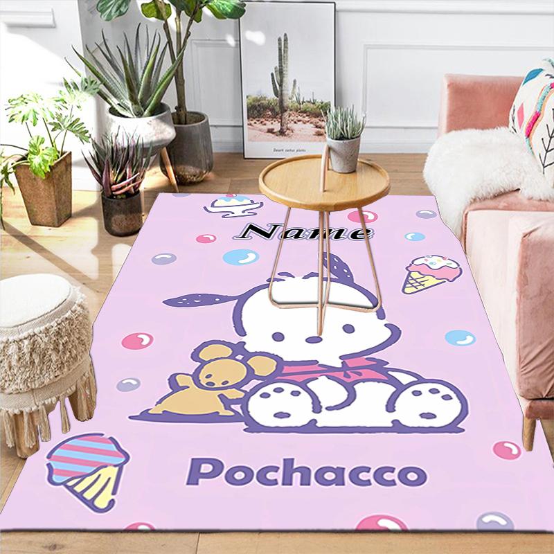 Custom 1Pc Pochacco'S Sweet Ice Cream Adventure Rug Office Carpet Indoor Outdoor Entrance Doormat Nonslip Soft And Comfortable Living Room D2915309