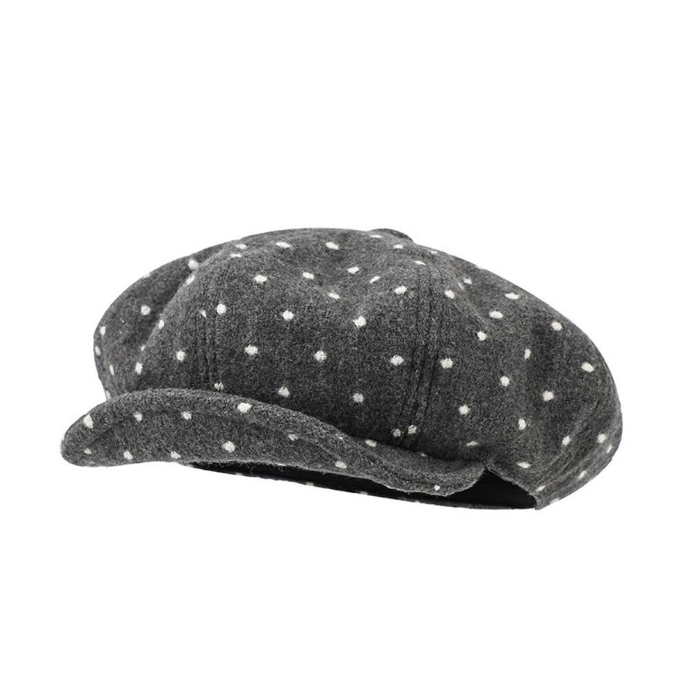 Retro Painter Hat Adjustable Newsboy Cap Versatile Cloud Beret for Women
