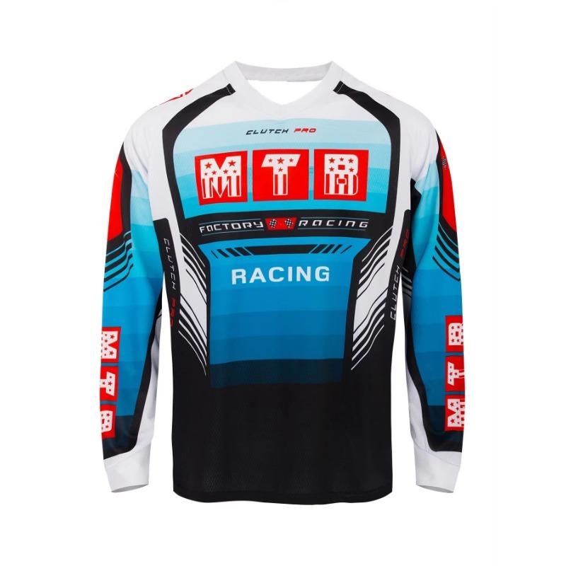 MTB Mountain Bike Long Sleeve Racing Jersey Motocross Dirt Bike Shirt Quick Dry Breathable Cycling Top Family Matching Outfits