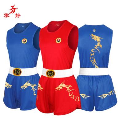 Martial Arts Sanda Training Uniform Set Unisex Combat Sport Gear Men Women Adult
