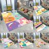  Pokemon Pikachu Snorlax Carpet Cartoon Living Room Bedroom Kitchen Table Balcony Rug Non-slip Washable Cute Decor Mat