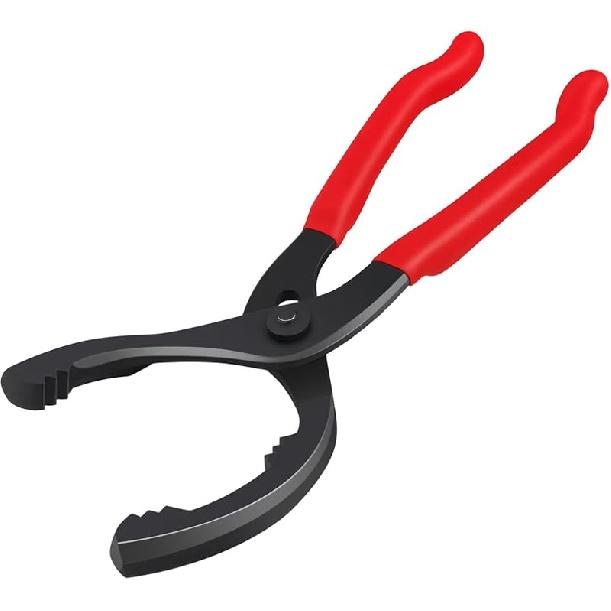 Oil Filter Wrench (L:12", Jaw Capacity: 60Mm To 102Mm), Automotive Oil Filter Removal Tool For Oil Change, Adjustable Fuel Filter Wrench Plier (1