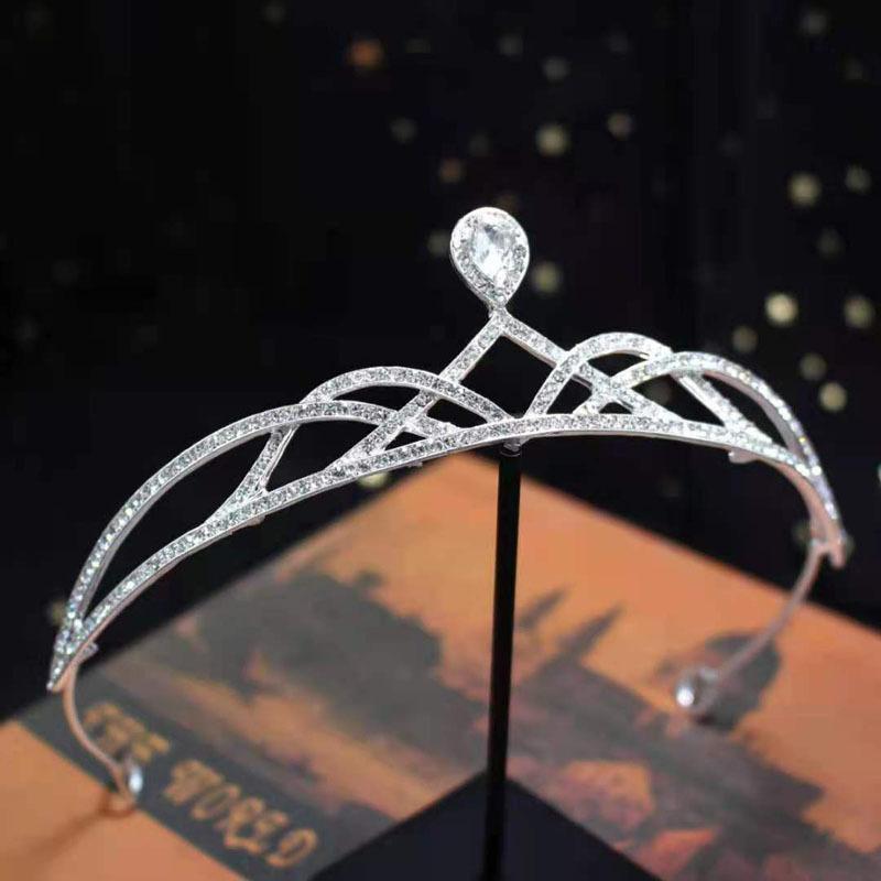 Children's Crown Hair Accessories  Cute Princesses Girls  Water Diamond King Crown Hair Bands Birthday Gifts for Girls Baby Headbands and Headwear