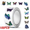 100-500pcs Butterfly Cartoon Graffiti Stickers DIY Phone Guitar Laptop Notebook Suitcase Waterproof Sticker Kids Toy