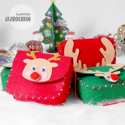 Art Box/Claypia DIY Kit Christmas Felt Quilt Bag Crossbag Making